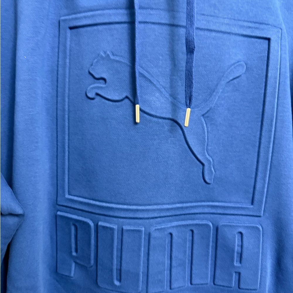 PUMA Men's Royal Blue Hoodie - Picture 5 of 8